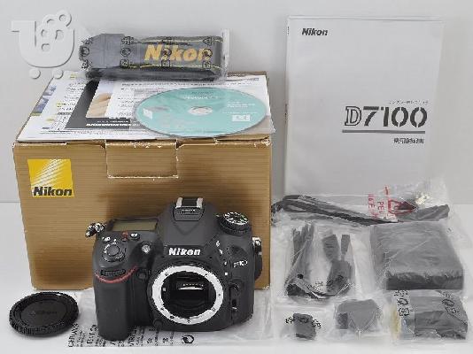 PoulaTo: Nikon D7100 24.1 MP Digital SLR Camera Black with Box